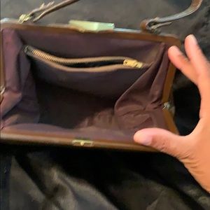 Vintage brown clutch